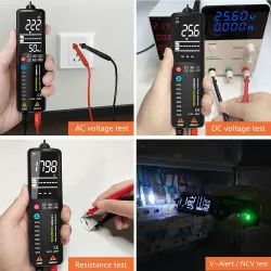 MultimetrosSmart digital multimeter - LCD - voltage display