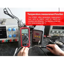UNI-T digital multimeter - also manual -frequency - capacitance - temperature
