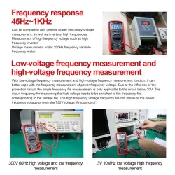 UNI-T digital multimeter - also manual -frequency - capacitance - temperature