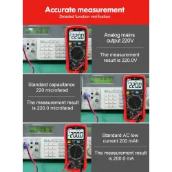 UNI-T digital multimeter - also manual -frequency - capacitance - temperature