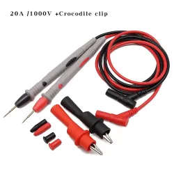 MultimetrosDigital multimeter set - soft silicon - universal test leads with alligator clip