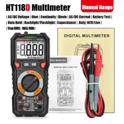 Professional high voltage multimeter - 6000 counts - 1000V - digital