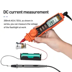 MultimetrosANENG A3002 professional digital multimeter - 4000 counts with non contact AC/DC voltage resistance