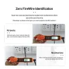 MultimetrosANENG A3002 professional digital multimeter - 4000 counts with non contact AC/DC voltage resistance