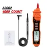 MultimetrosANENG A3002 professional digital multimeter - 4000 counts with non contact AC/DC voltage resistance