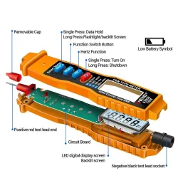 ANENG A3003 digital multimeter pen - 4000 counts - voltage resistance -