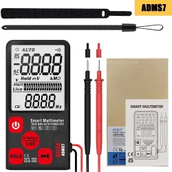 Digital multimeter - 9999 counts - DC / AC / Ohm / NCV / Hz / live wire tester - LCD color display