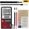 Digitalmultimeter - 9999 Zählungen - DC / AC / Ohm / NCV / Hz / Live Wire Tester - LCD-Farbdisplay