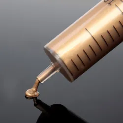 Thermal conductive silicone grease - gold paste - 2 pieces