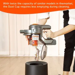 Robot aspiradorEASINE H70 vacuum cleaner - strong suction power - removable battery - light