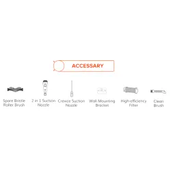 ILIFE H70 - cordless handheld vacuum cleaner - strong suction power - removable battery - with LED light - 1.2L
