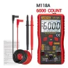 M118A - digital multimeter - mini tester - 6000 counts - true RMS - NCV - with flashlight