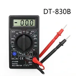 DT-830B - Multimetr cyfrowy LCD - 1999 zliczeń - AC / DC / Ohm / tester napięcia - 750 - 1000VMultimetry