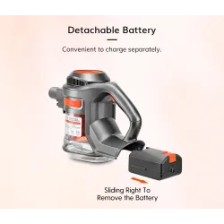 ILIFE H50 - cordless handheld vacuum cleaner - 10KPa suction power - with LED light - 1.2L
