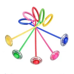 Jumping sponge rope - with flashing ball - LED - exercise toy