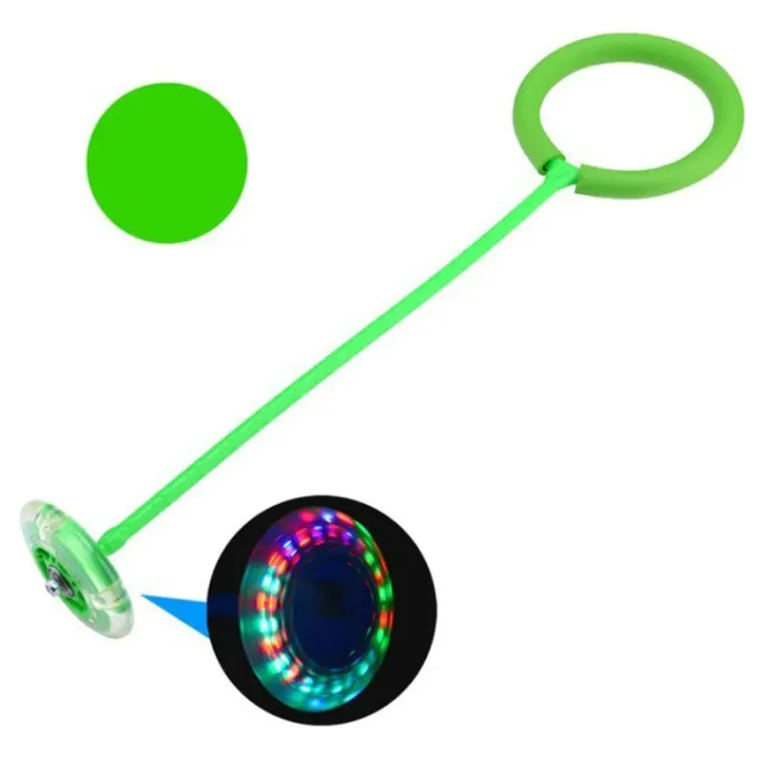 Springschwammseil - mit blinkender Kugel - LED - Übungsspielzeug