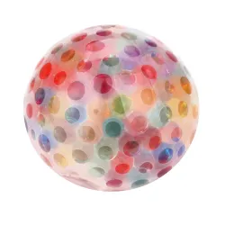 Spongy rainbow ball - squeezable toy - stress relief