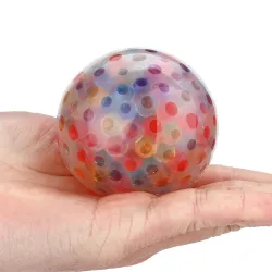 Spongy rainbow ball - squeezable toy - stress relief