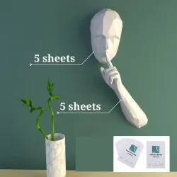The Silent Person - 3D-Papiermodell - Basteln - DIY