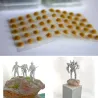 Landscape terrain model - simulation flower / cluster / wild rose - DIY miniature - 50 pieces