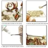 Landscape terrain model - simulation flower / cluster / wild rose - DIY miniature - 50 pieces