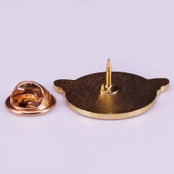 Bumblebee with star / moon - crystal brooch