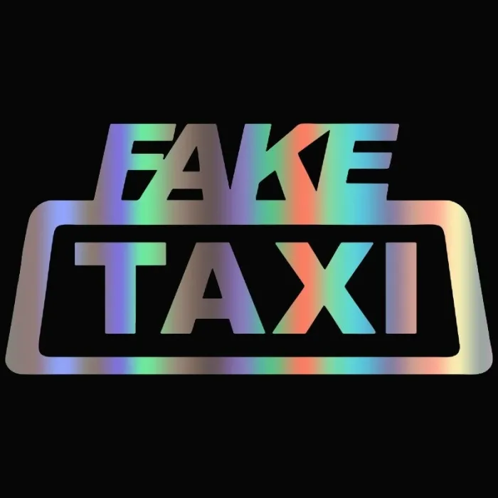 Fake Taxi - auto vinyl stickerStickers
