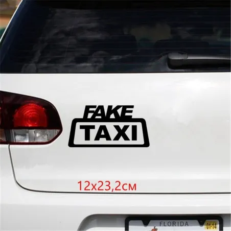 Fake Taxi - naklejka winylowa na samochódNaklejki