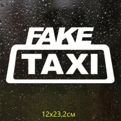 Fake Taxi - naklejka winylowa na samochódNaklejki