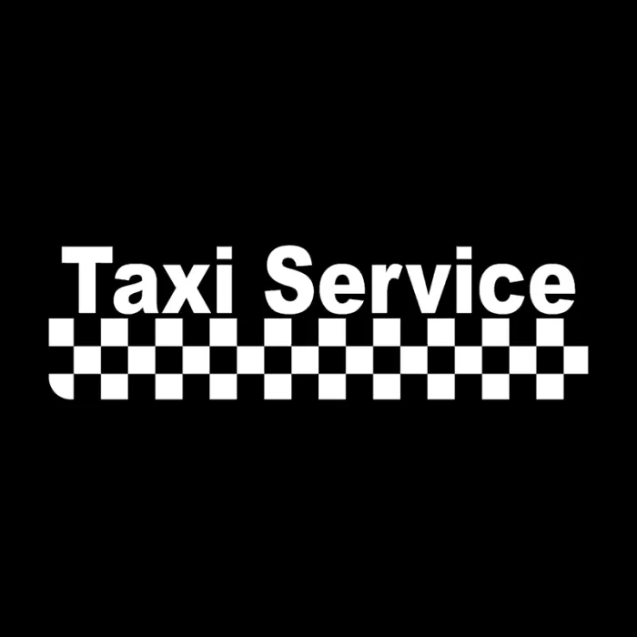 Taxi Service - auto vinyl sticker - 15.8 * 4.5 cmStickers