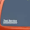 Taxi Service - auto vinyl sticker - 15.8 * 4.5 cmStickers