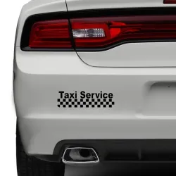 Taxi Service - Auto-Vinyl-Aufkleber - 15.8 * 4.5cm