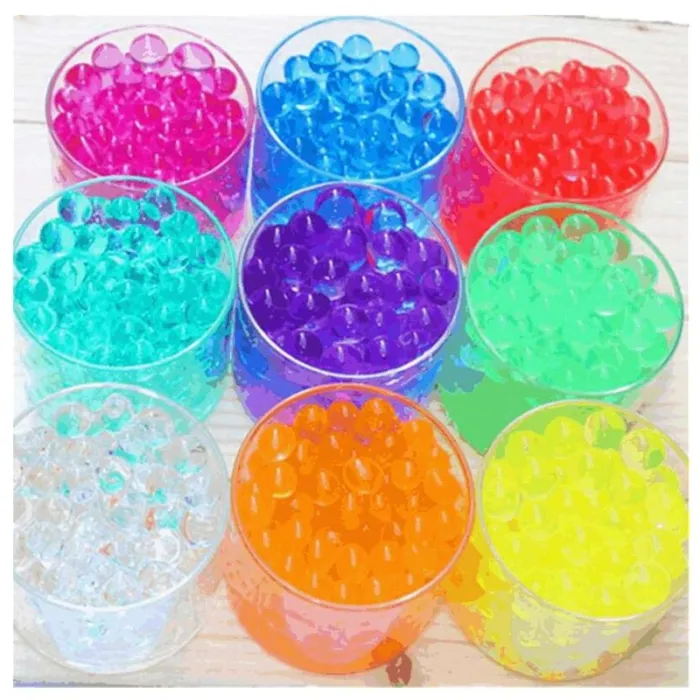 Kristalaarde hydrogel - kralen groeiend in het water - Orbiz - 100 stuksDecoratie