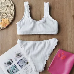 Sexy bikini set - ribbed - with push upBeachwear