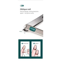 Professionelles Maniküre- / Pediküre-Set - Edelstahl - mit Etui - 8-teilig