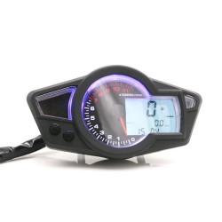 Digital vägmätare - hastighetsmätare för motorcykel med LED LCD-display
