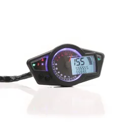 Digital odometer - speedometer for motorcycle with LED LCD display