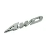 4WD chrome car sticker