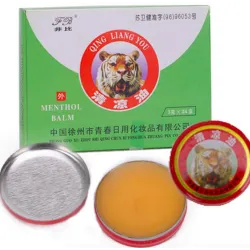 Red Tiger - Baume au menthol - Pommade anti-douleur - 24 pièces