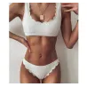Sexy bikini set - ribbed - with push upBeachwear