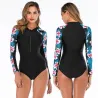 Costume intero - manica lunga - con cerniera