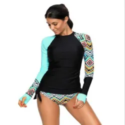 Two piece swimsuit for women - surfing / watersports / beachwear