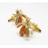 GemelosGolden wasp - brass cufflinks