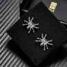Spider shaped trendy cufflinks
