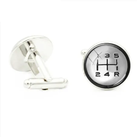 GemelosCar joystick - copper cufflinks