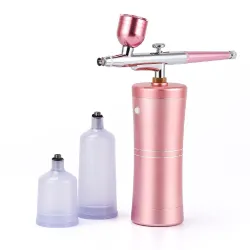 Mini compressore d'aria - pistola a spruzzo - aerografo - kit per nail art / make up / decorazione torte