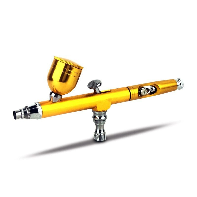 Dual-action airbrush - verfspuitpistool - kit voor nail art / tattoo / taartdecoratie - 0.3mmApparatuur
