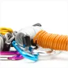 2.5M spring cable lock - anti theft protection - alarm