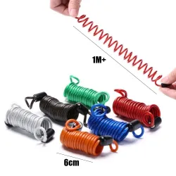 2.5M spring cable lock - anti theft protection - alarm