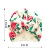 Chapeau fin / turban avec nœud fleur - pour les filles